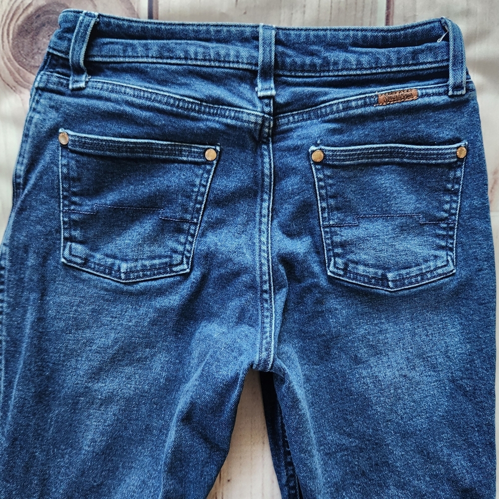 Smith + Rogue "No. 74 Trouser" Bootcut Blue Jeans Western | Women's Size 28 - Picture 9 of 15